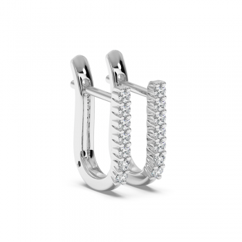 0.14 ct diamond earrings