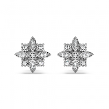 0.21 ct diamond earrings