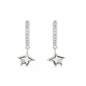 0.23 ct diamond earrings