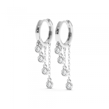 0.24ct diamond earrings