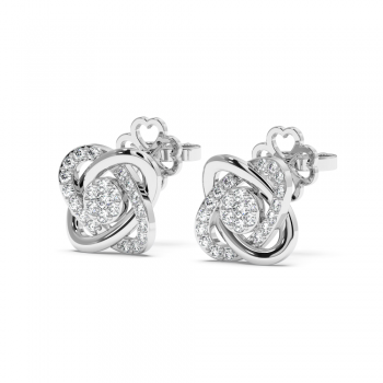 0.26 ct diamond earrings