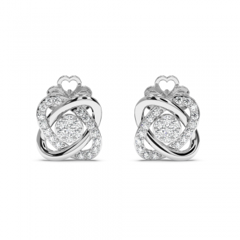 0.26 ct diamond earrings