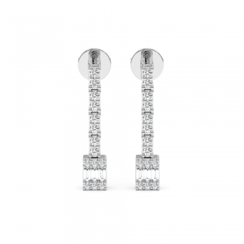 0.27ct diamond earrings