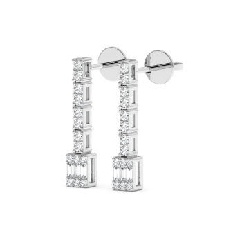 0.27ct diamond earrings