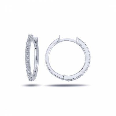 0.29 ct diamond earrings