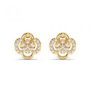 0.29 ct diamond earrings