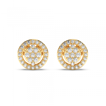 0.31 ct diamond earrings
