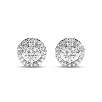 0.31 ct diamond earrings
