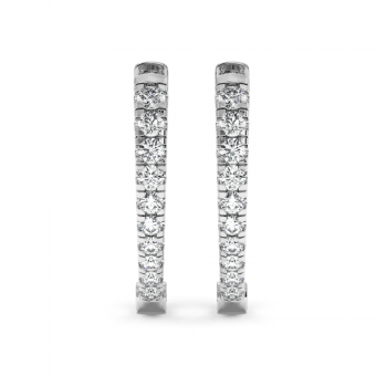 0.32 ct diamond earrings
