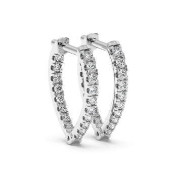 0.32 ct diamond earrings