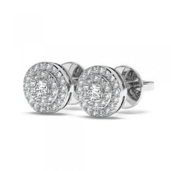 0.34 ct diamond earrings