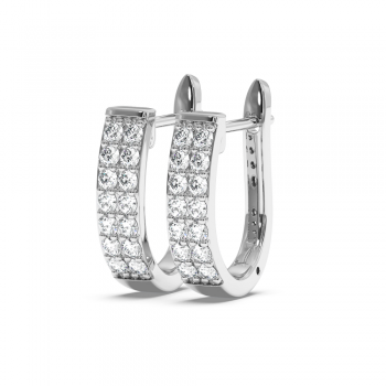 0.29 ct diamond earrings