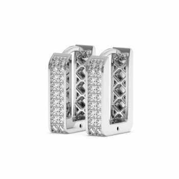 0.34 ct diamond earrings