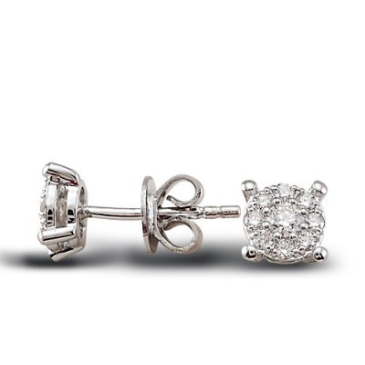 0.34 ct diamond earrings