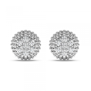 0.36 ct diamond earrings