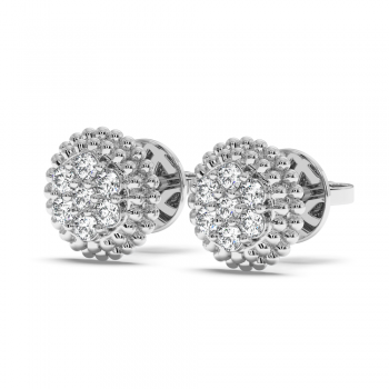 0.36 ct diamond earrings