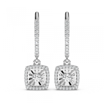 0.36ct diamond earrings