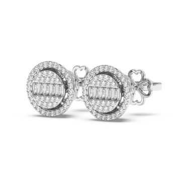 0.36ct diamond earrings
