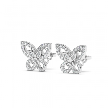 0.37 ct diamond earrings
