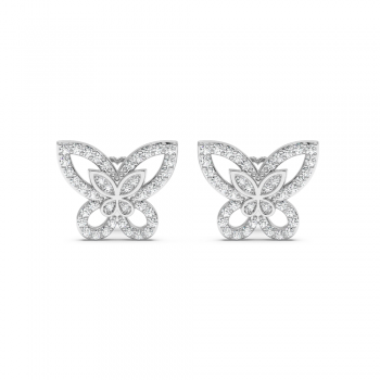 0.37 ct diamond earrings