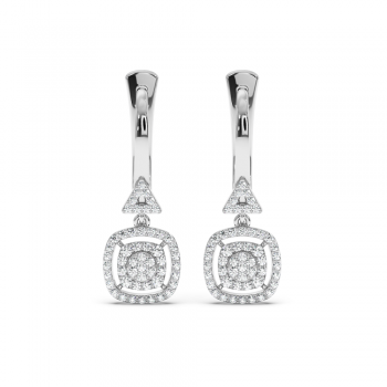 0.46 ct diamond earrings