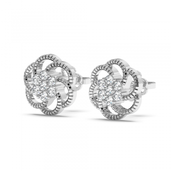 0.40ct diamond earrings