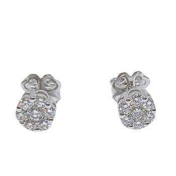 0.42 ct diamond earrings