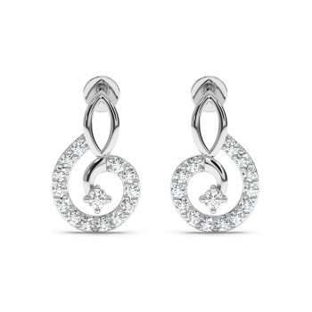 0.44ct diamond earrings