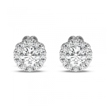 0.45 ct diamond earrings