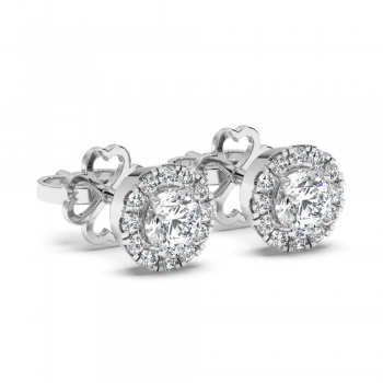 0.45 ct diamond earrings