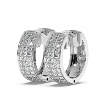0.46 ct diamond earrings