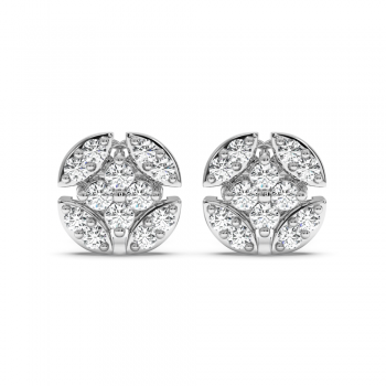 0.47 ct diamond earrings