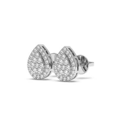 0.47 ct diamond earrings