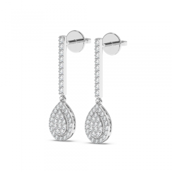 0.48 ct diamond earrings