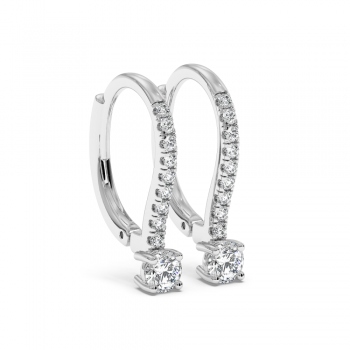 0.49 ct diamond earrings