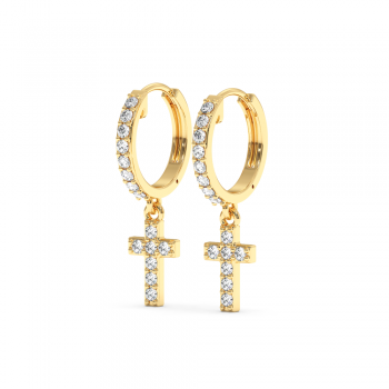 0.49 ct diamond earrings