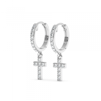 0.49 ct diamond earrings