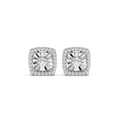 0.49 ct diamond earrings