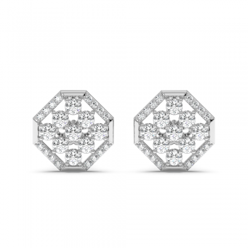 0.50 ct diamond earrings