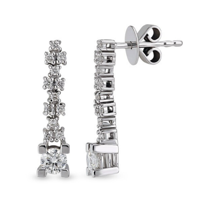 0.50 ct diamond earrings