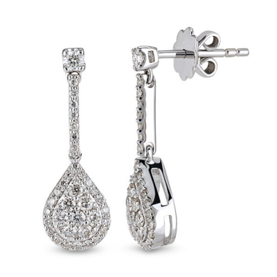 0.50 ct diamond earrings