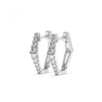 0.52 ct diamond earrings