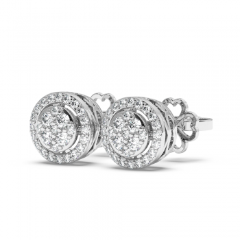 0.53 ct diamond earrings