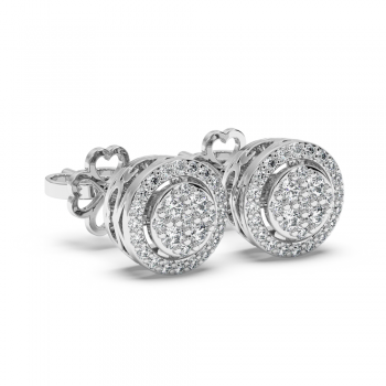 0.53 ct diamond earrings