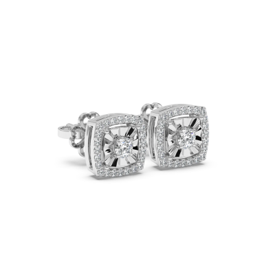 0.53 ct diamond earrings