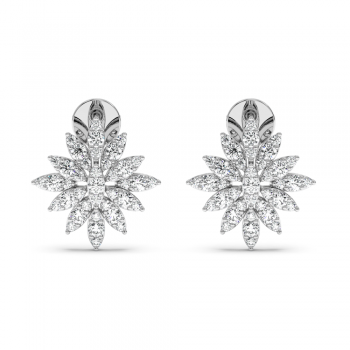 0.80 ct diamond earrings