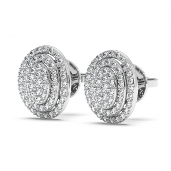 0.56 ct diamond earrings