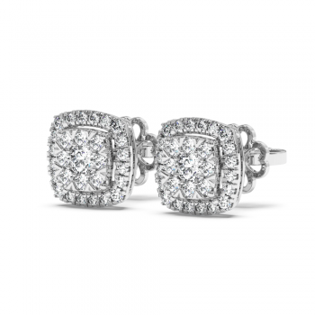 0.54ct diamond earrings