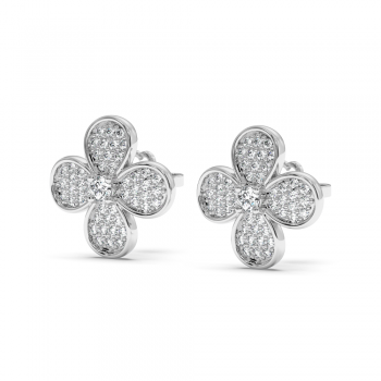 0.61ct diamond earrings