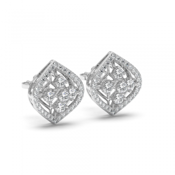 0.65 ct diamond earrings
